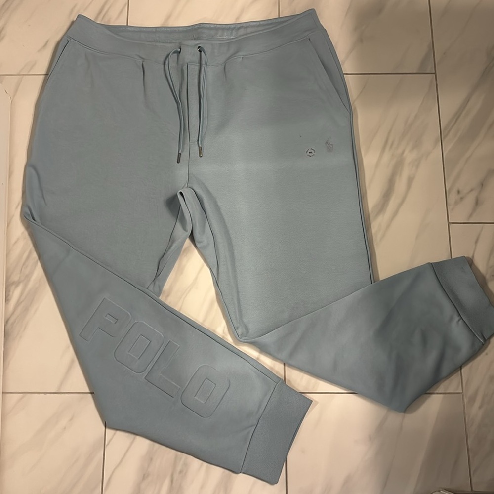 Men’s Polo Ralph Lauren Double Knit Logo Sweatpants